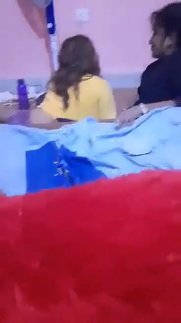 Hostel girl boobs shucked by her bestie