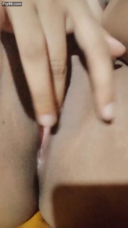 Hot girl fingering her pussy
