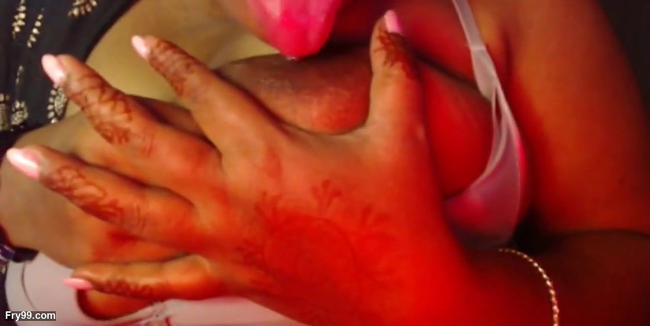 White Bra Boobs Show Nipple Suck Nipple Pinching