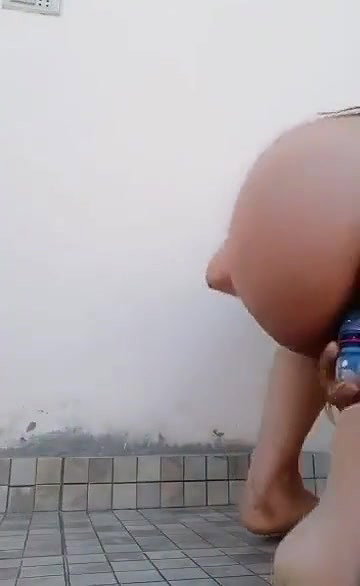 Beautiful Bhabi Putting Her Body Spray Into Her Ass