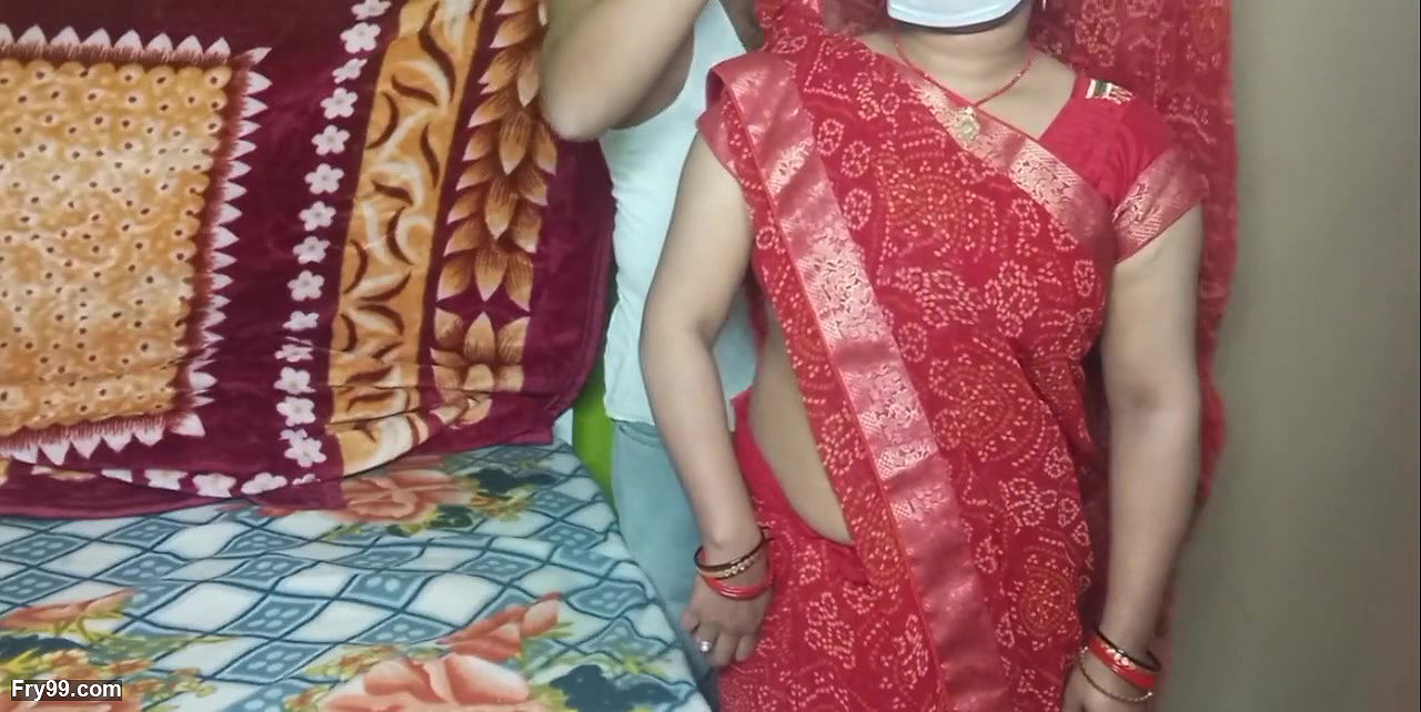 Brother in Law Left Sister in Law in Red Saree