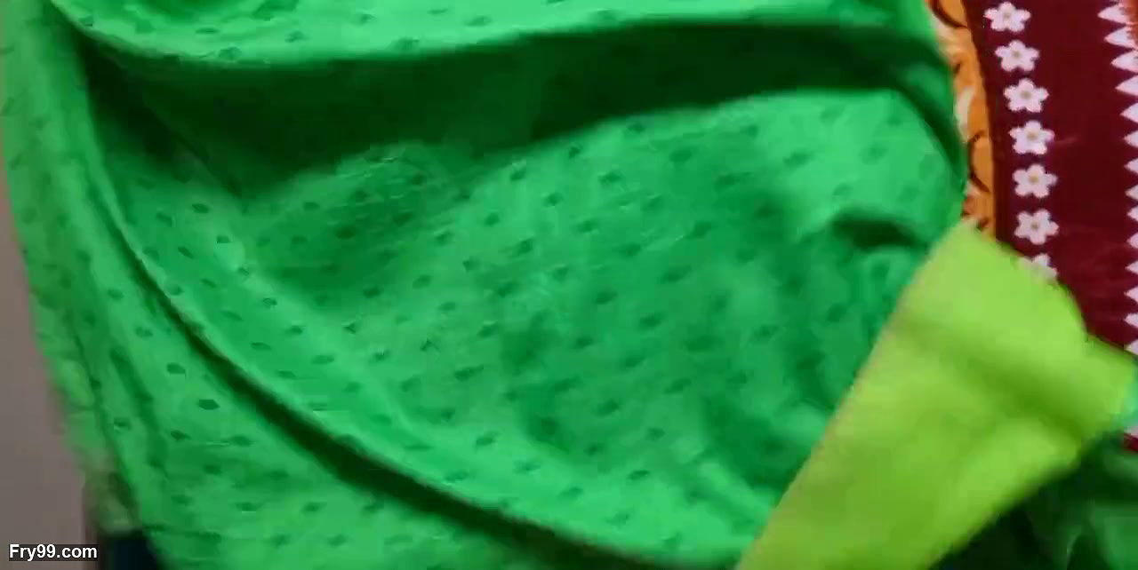 Beautiful Indian bhabhi is wearing saree