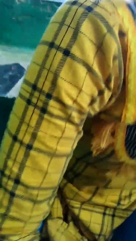 Blowjob and handjob on stairs