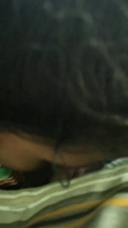 Blowjob and handjob on stairs