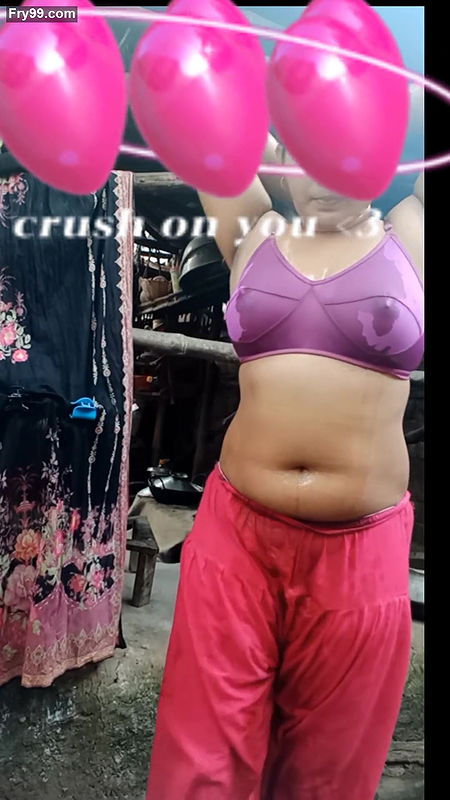 Hot sexy indian girl is bathing in the bathroom and showing her cute nude