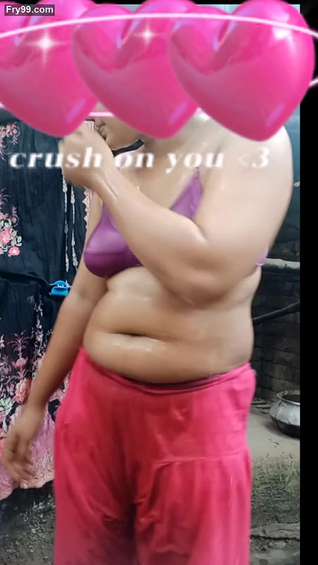 Hot sexy indian girl is bathing in the bathroom and showing her cute nude