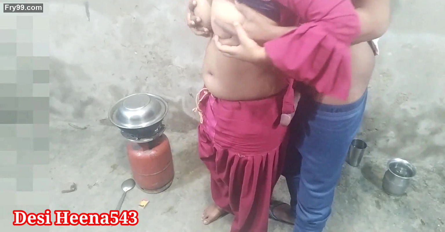 The brother-in-law, who is cooking food in the kitchen