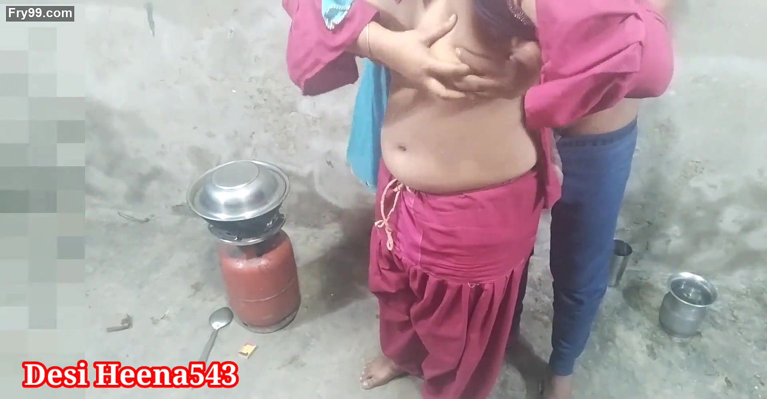 The brother-in-law, who is cooking food in the kitchen