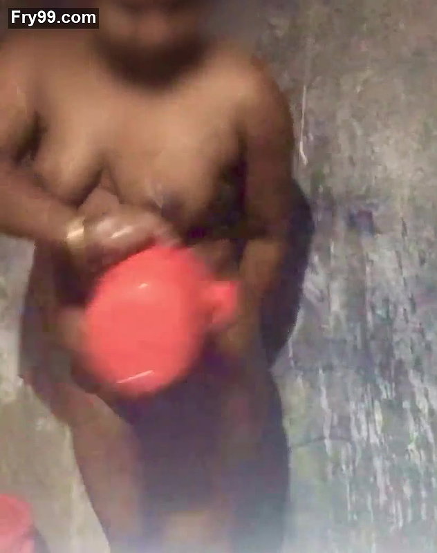my wife bathing2