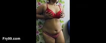 Indian Desi Aunty Just Time Pass With Bra And Panty Do you know more videos of this Desi Aunty