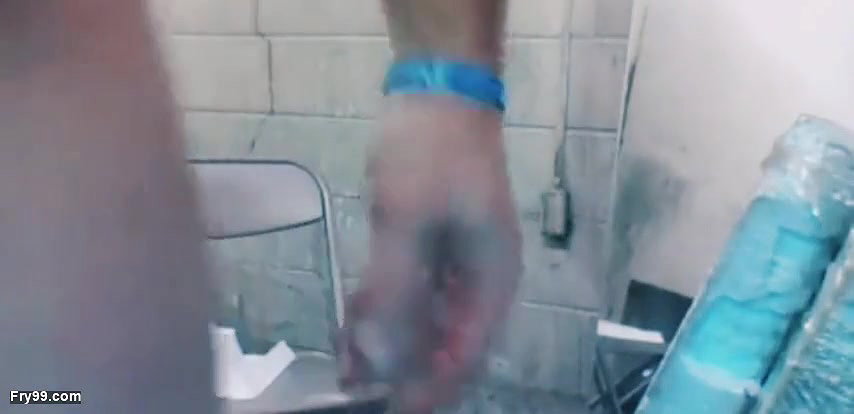 Pakistani patan man fucking a big black dildo