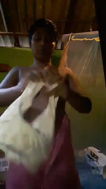 Village girl changing