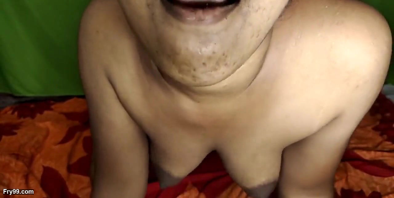 Angry stepson sucks big boobs of stepmom and fucks her,