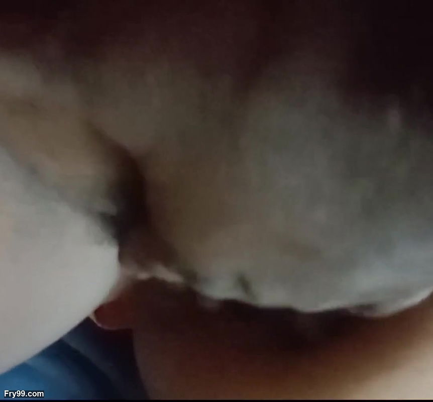 I saw my wife spread the wound and he rubbed his finger and washed it away