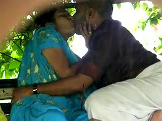 Lover outdoor having
