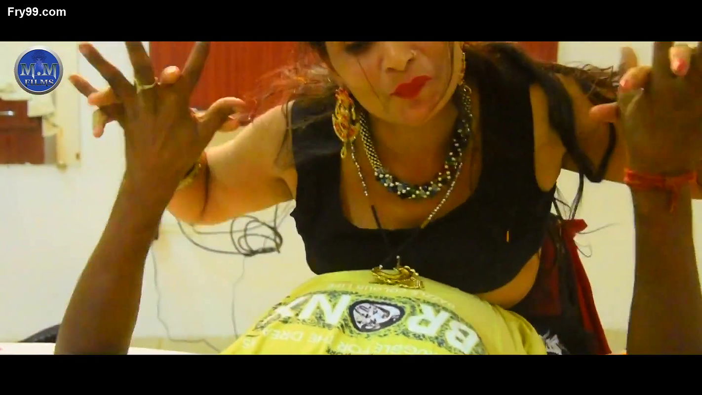 Unknown aunty navel kiss