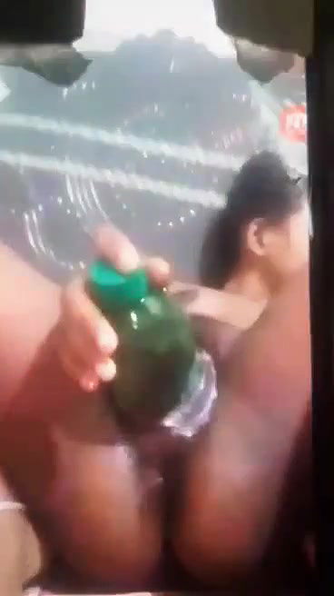 SuperHorny Girl Masturbating With Bottle