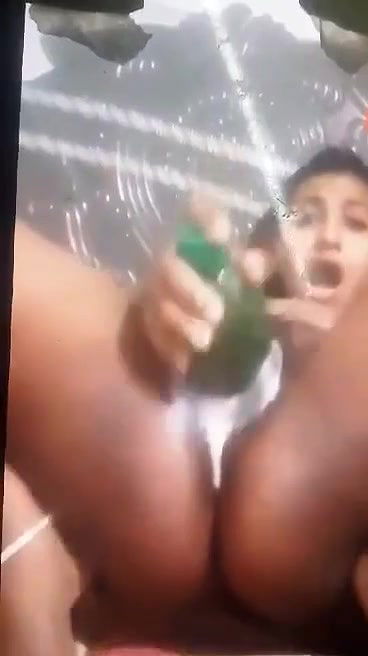 SuperHorny Girl Masturbating With Bottle