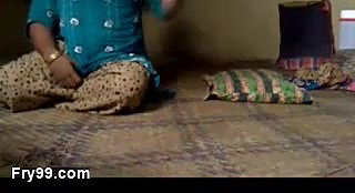 Desi couple licking pussy with fucking on floor