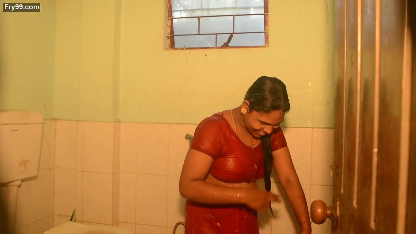 Booby bengali girl bathing showing hard wet boobs and wet navel