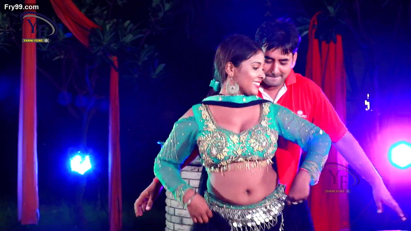 Busty girl big boobs cleavage show, navel grabbed many times, boob shake