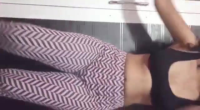 Hot babe striping and dancing nude