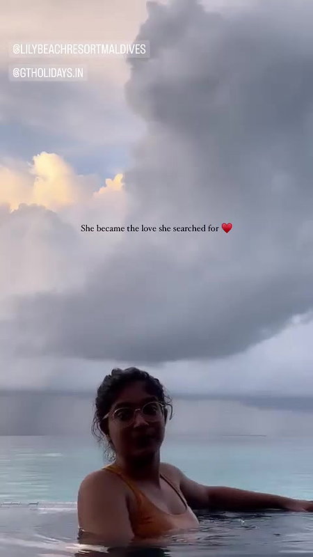 VJPaaru Parvathy Maldives all reels compilation