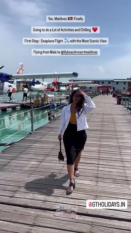 VJPaaru Parvathy Maldives all reels compilation