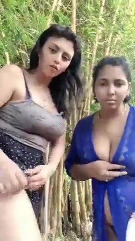 2 hot girls comparing their huge ass and hot boobs for boyfriend