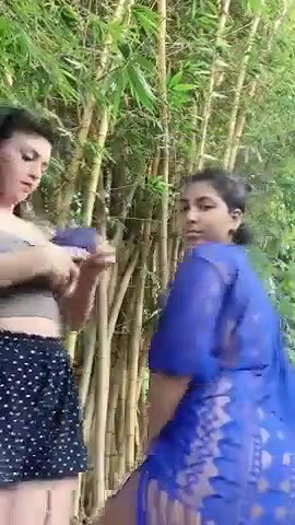 2 hot girls comparing their huge ass and hot boobs for boyfriend