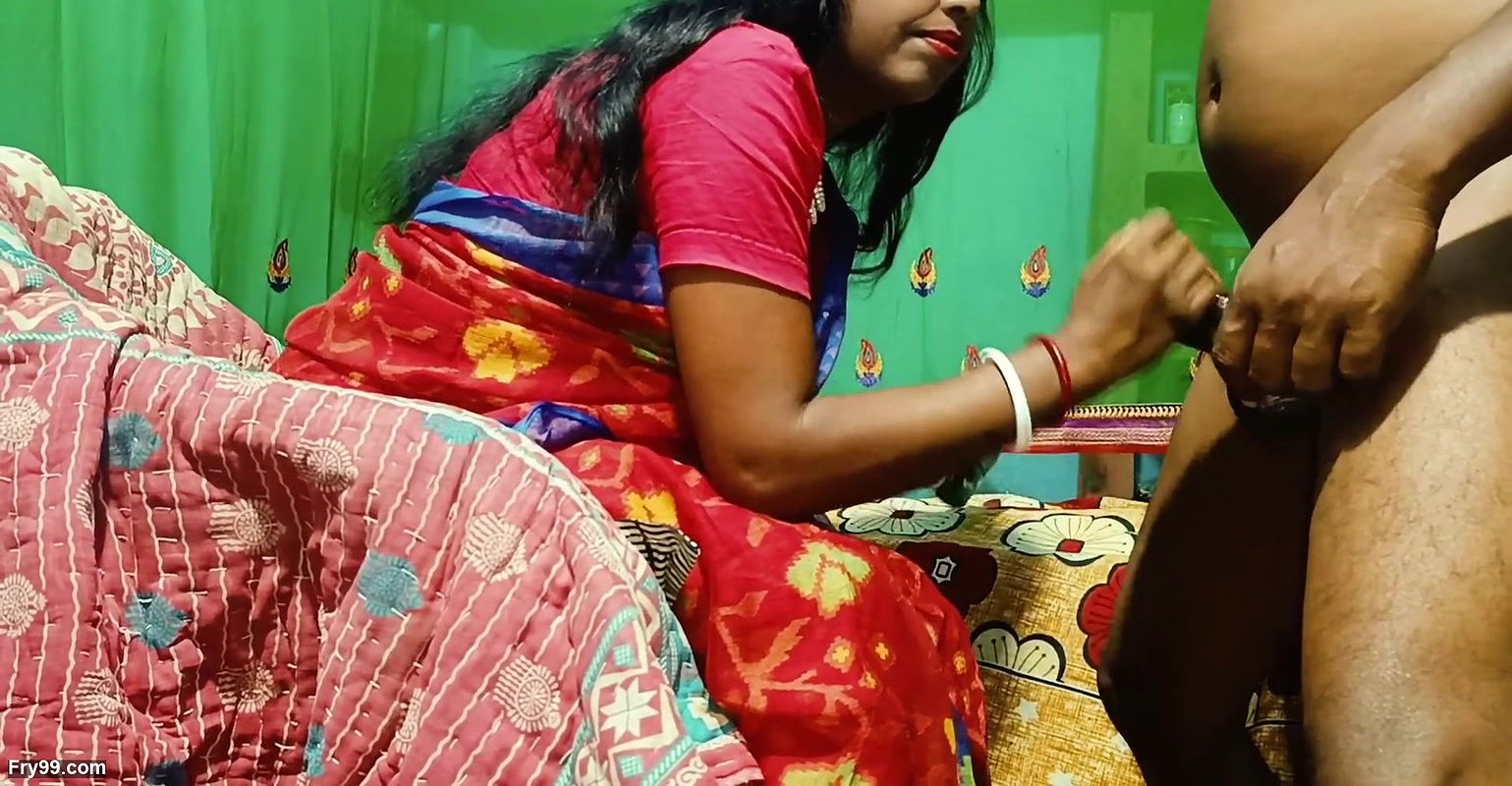 Village Aunty Fucking and Blowjob by Her Step Son with Audio