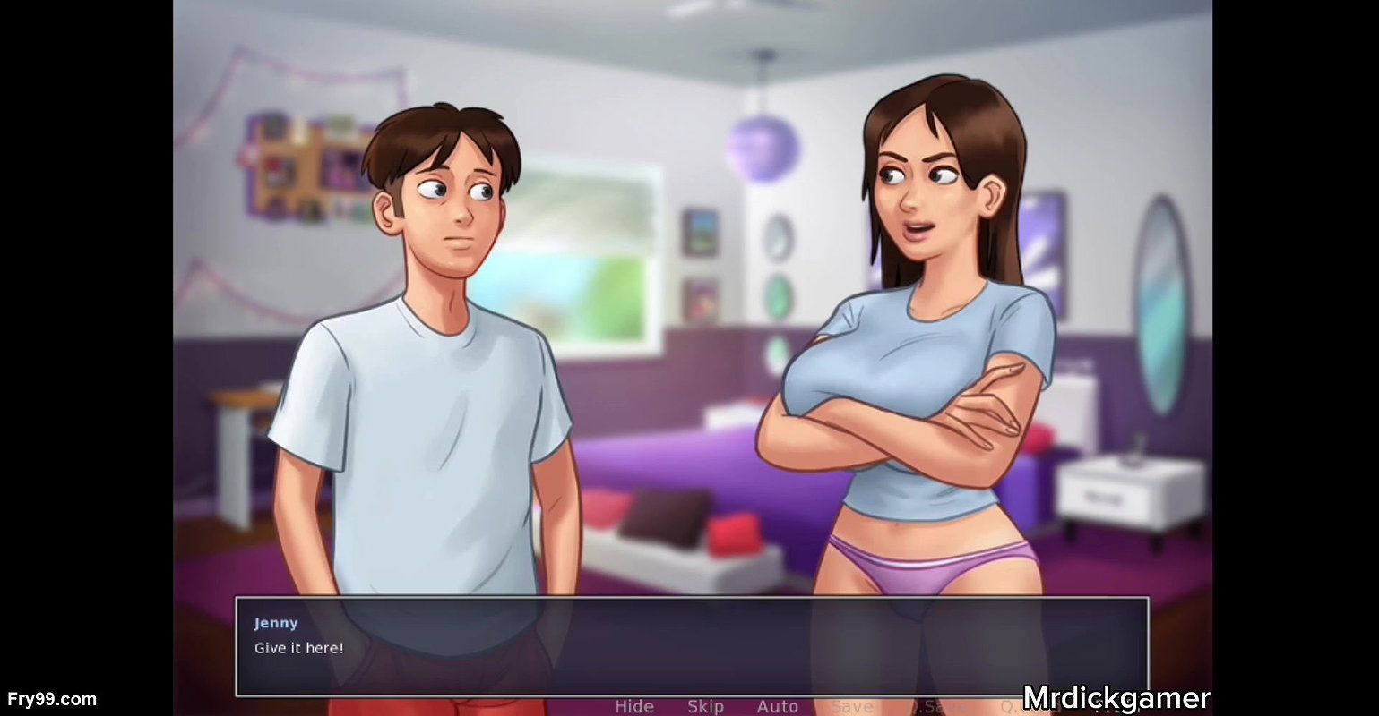 Summertime saga jenny loves her stepbrother banging her and cums inside her pussy