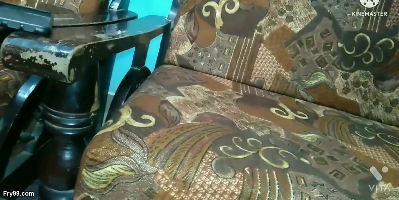 Lalita Bhabhi was badly fucked by her neighborv while lying on the sofa