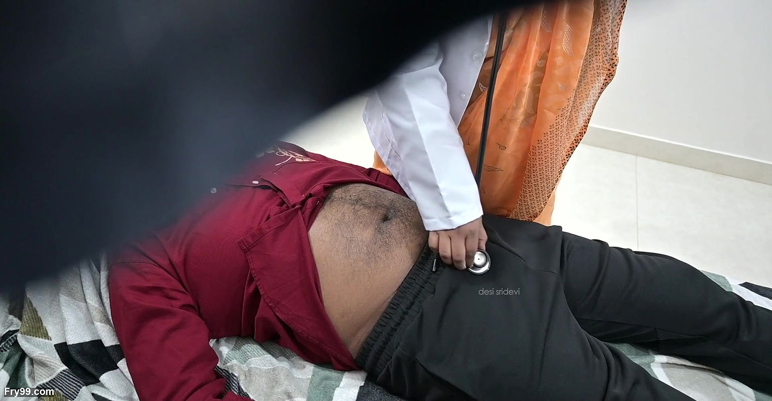 Indian doctor checking patient dick in clinic