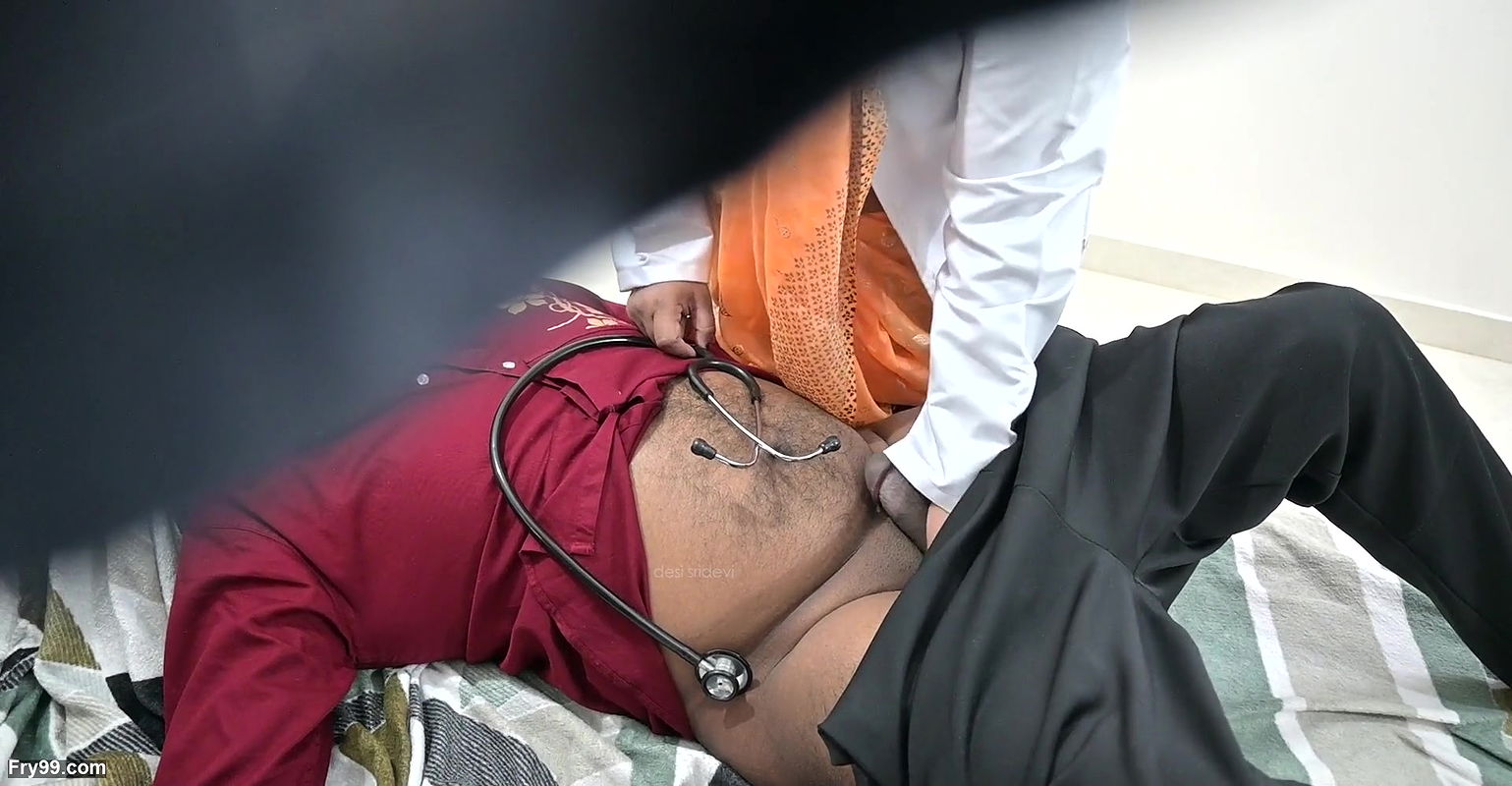 Indian doctor checking patient dick in clinic