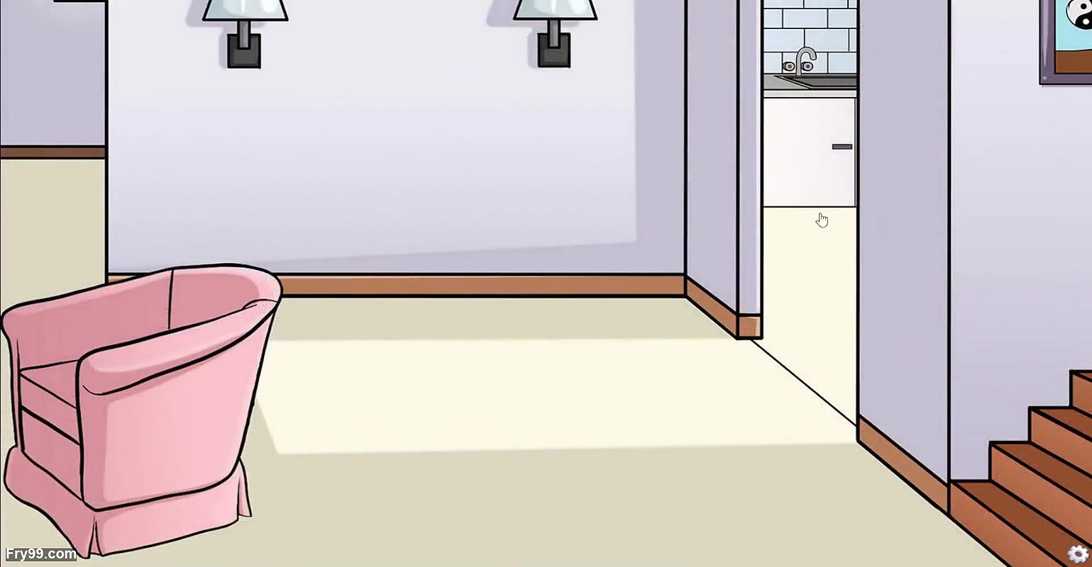 Helping Ghost Ashley & Then Lara in th Kitchen