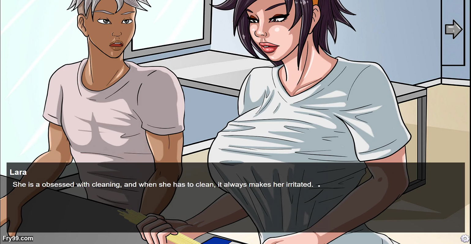 Helping Ghost Ashley & Then Lara in th Kitchen