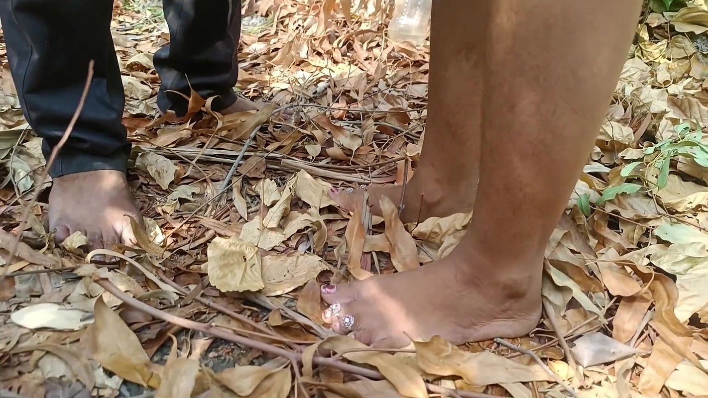 Brother-in-law Took Sister-in-law to the Jungle and Fucked Her a Lot