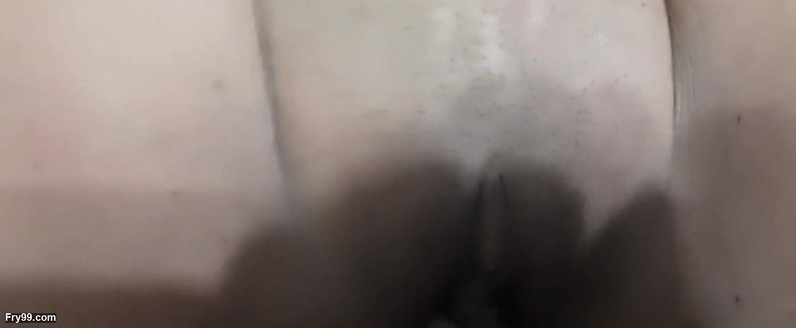 A housewife is getting her husband to her fat puffy