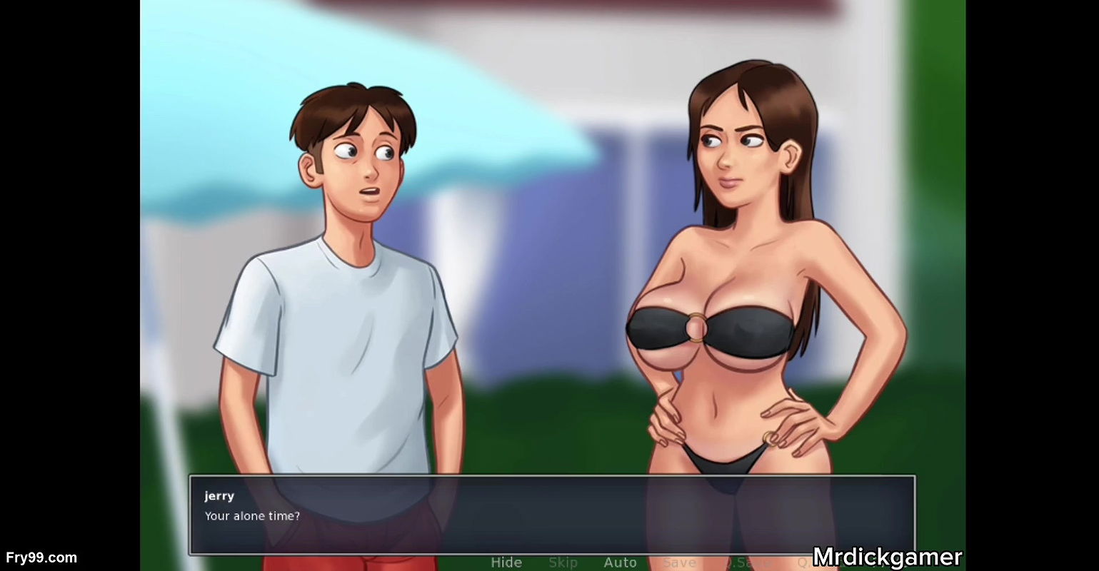 Summertime saga I fucked my stepsister and cummed inside the pool