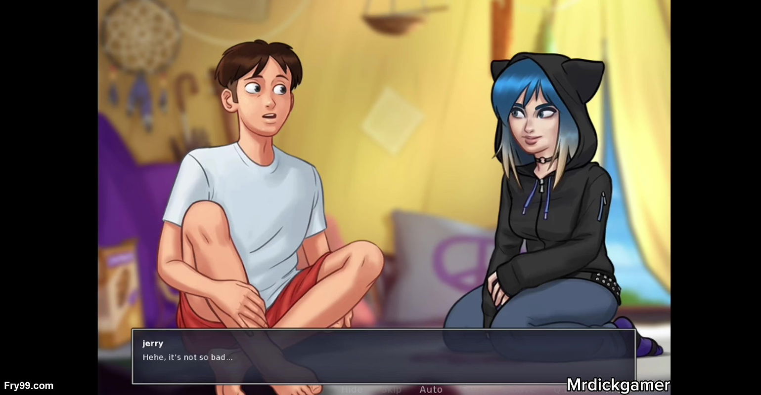 Summertime saga I fingured my girlfriend and then fucked her stepmom