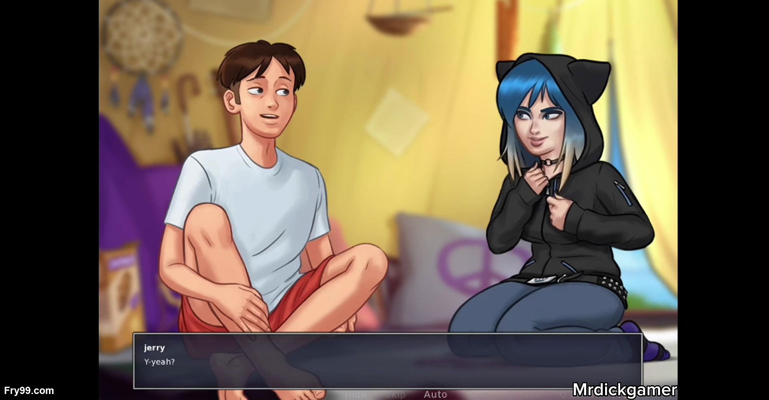 Summertime saga I fingured my girlfriend and then fucked her stepmom