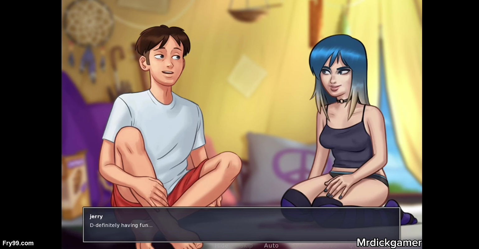 Summertime saga I fingured my girlfriend and then fucked her stepmom