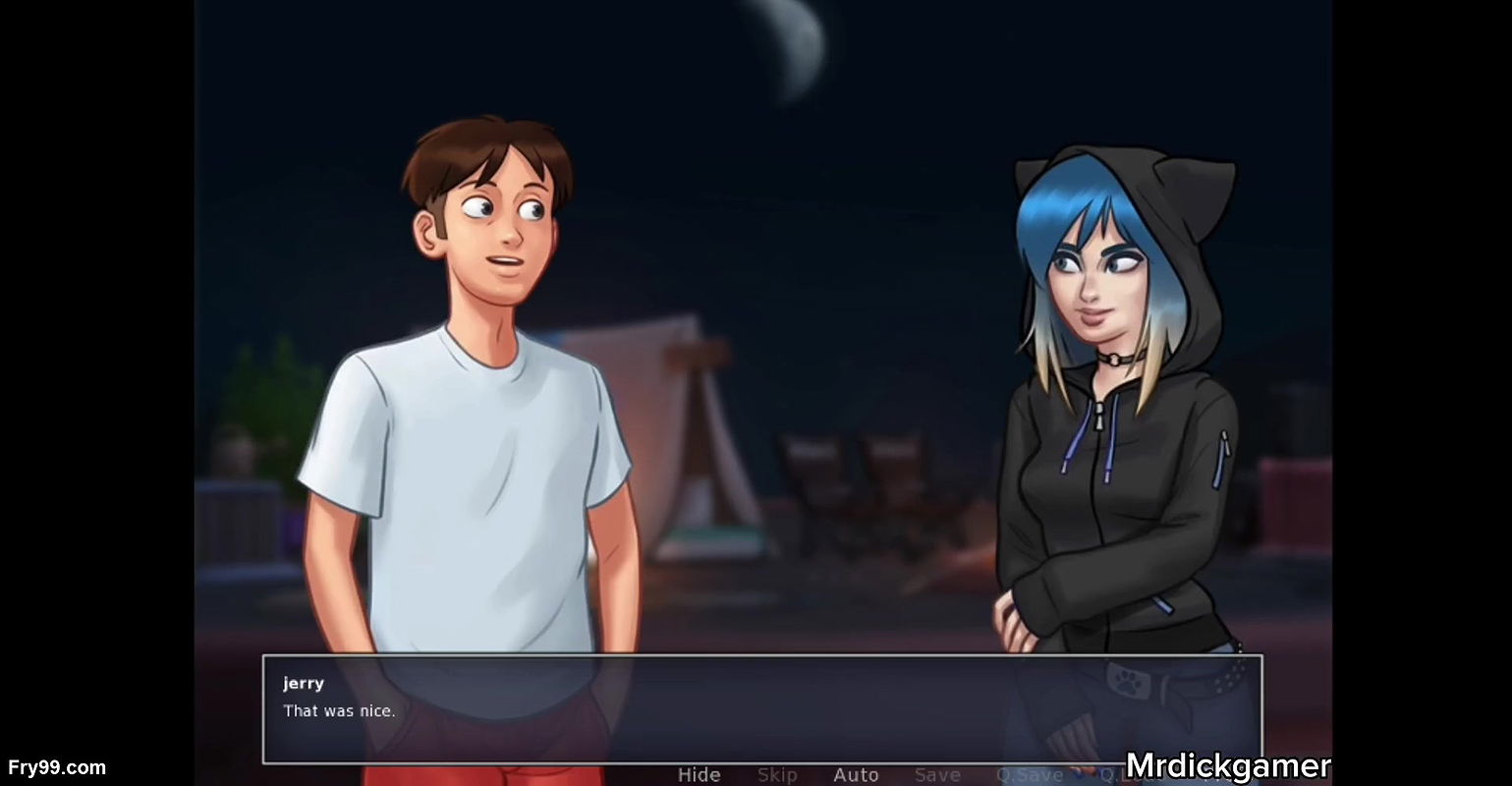 Summertime saga I fingured my girlfriend and then fucked her stepmom