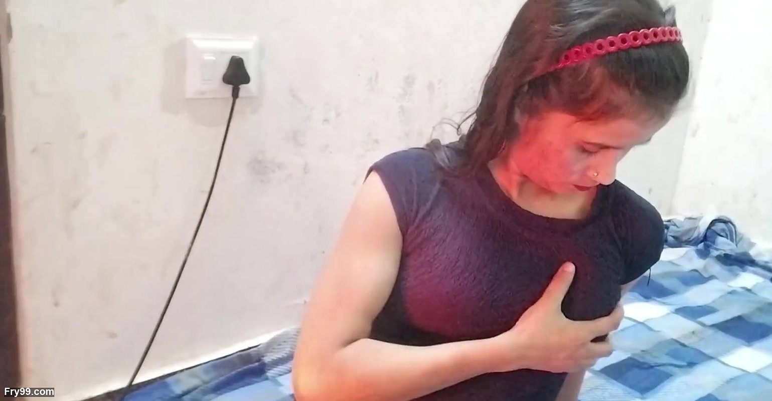 Cute little step sister with romantic scene tight hard-core sex