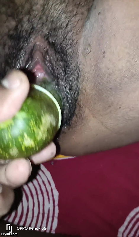 I inserted a 9 inch cucumber into my pussy today