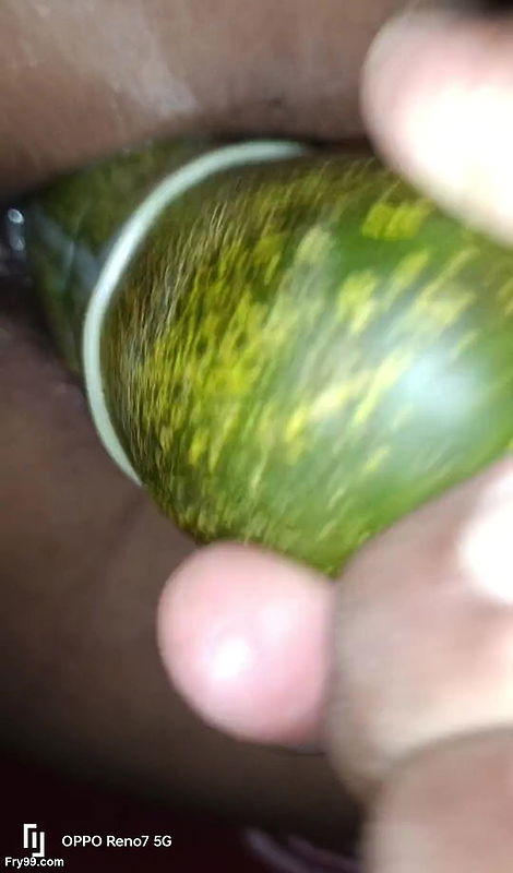 I inserted a 9 inch cucumber into my pussy today