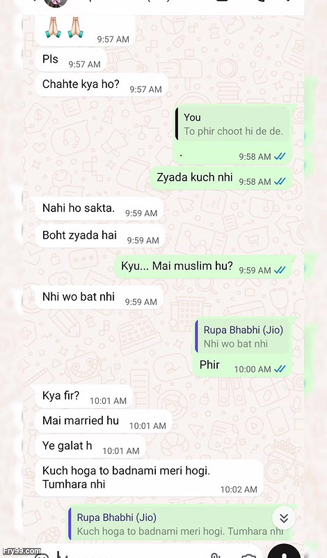Hindu Wife Having Sex With Muslim Neighbour (Real WhatsApp Chat)