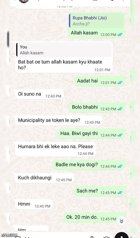 Hindu Wife Having Sex With Muslim Neighbour (Real WhatsApp Chat)