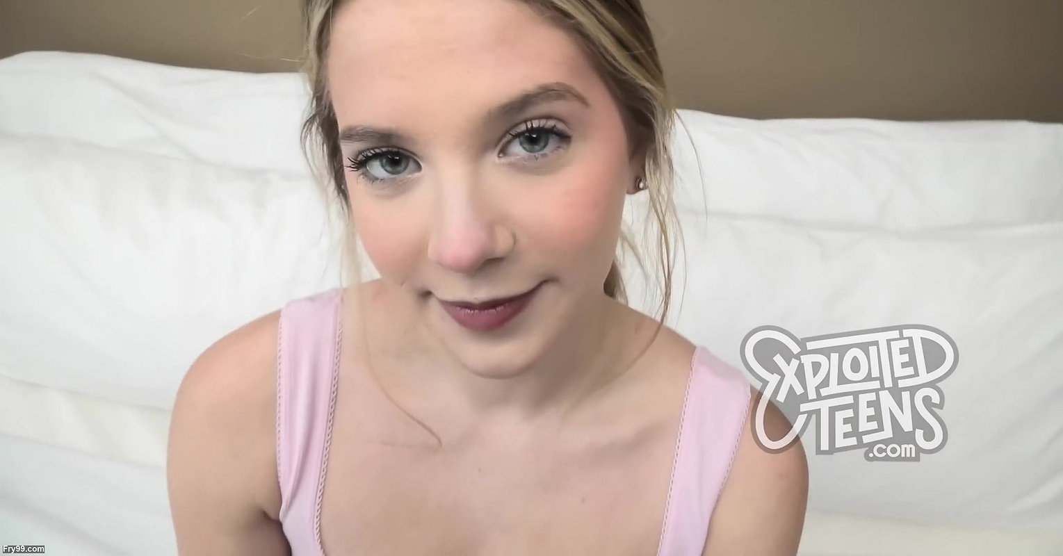 She’s a brand new blonde haired blue eyed 18 year old suck dick POV style